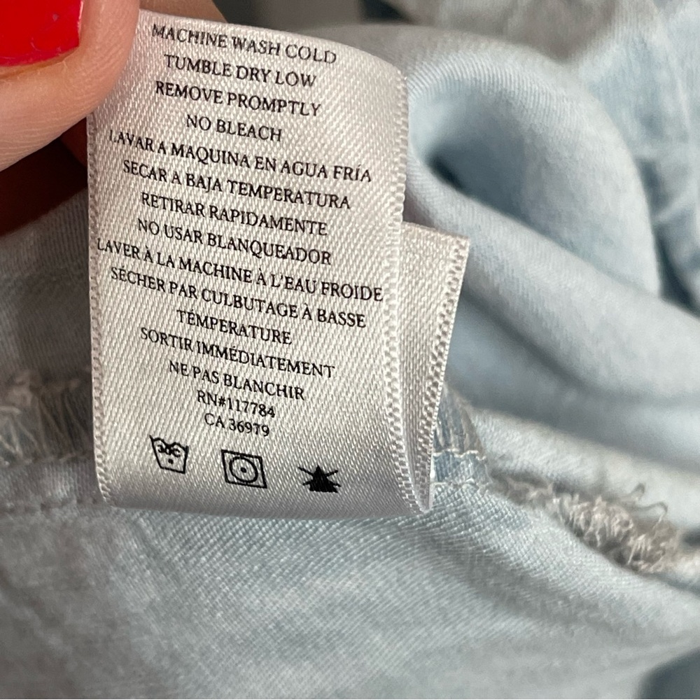 Rails Lily Chambray Romper M Nwot - image 8